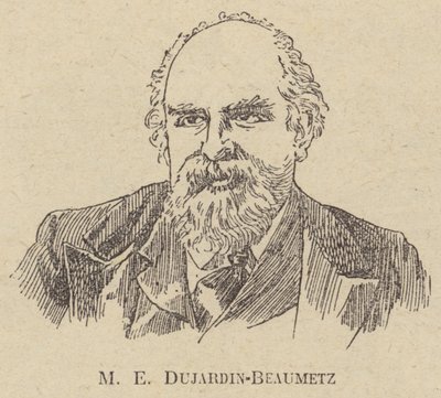 Étienne Dujardin-Beaumetz, artiste et politicien français - French School